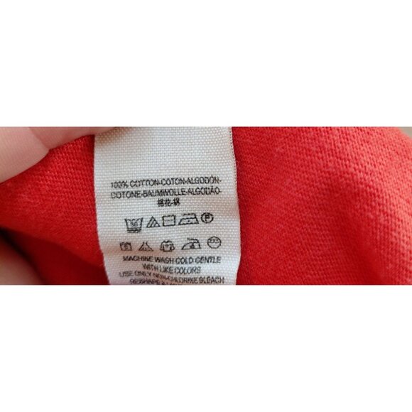 We The Free Womens Sleeveless V-Neck Tank Top M Orange Cotton - Picture 8 of 8